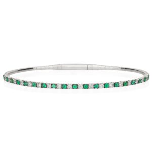 BRACELETE MALEÁVEL DE ESMERALDA